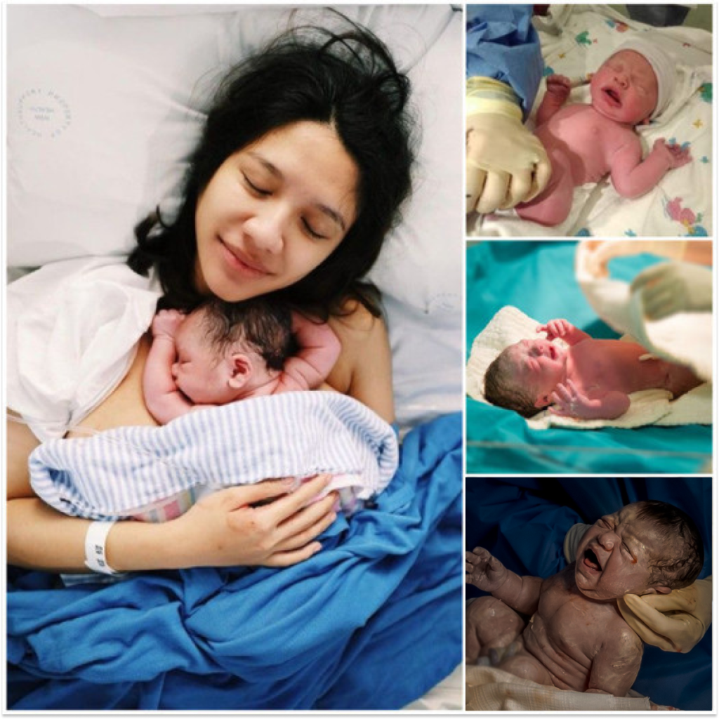 A mother’s boundless love is beautifully captured in the tender embrace of her newborn miracle -ltbl