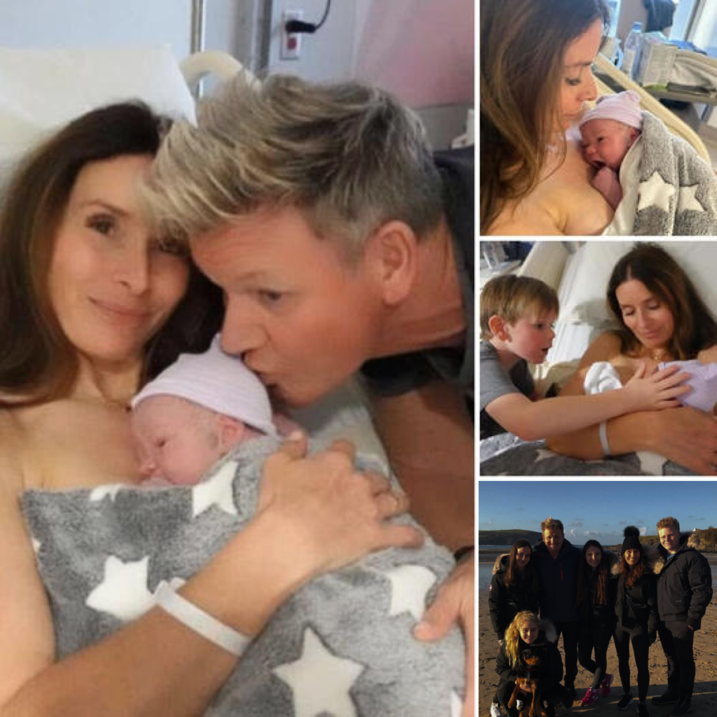 Gordon Ramsay may be famous for his fiery temper in the kitchen, but he's clearly a softie at heart, joyfully welcoming his sixth child with his wife, Tana -ltbl