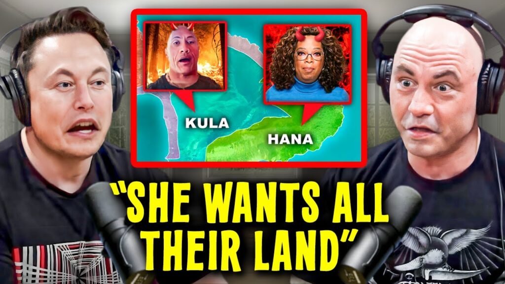Joe Rogan and Elon Musk expose Oprah's plan to seize assets from the people of Maui.thaolv