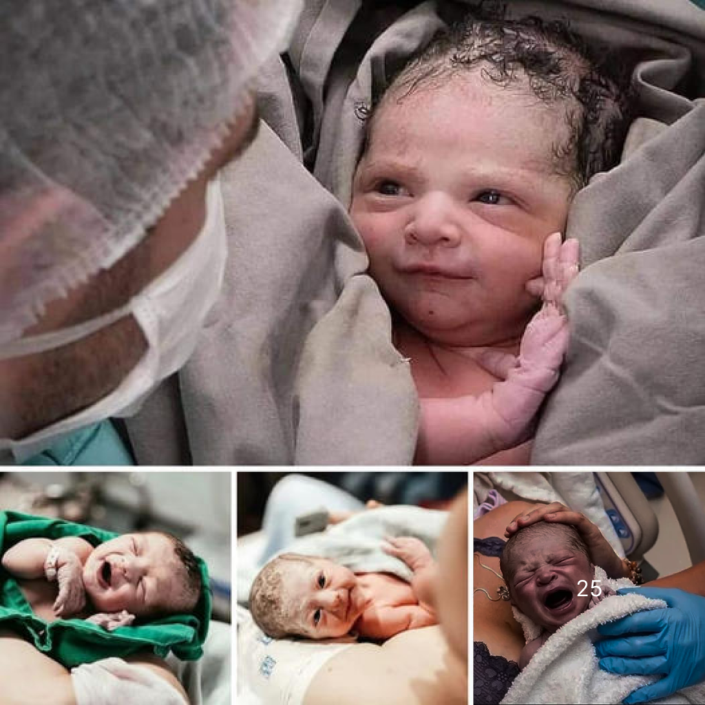 A Newborn's First Look at Their Mother and the Mysteries Beyond -ltbl