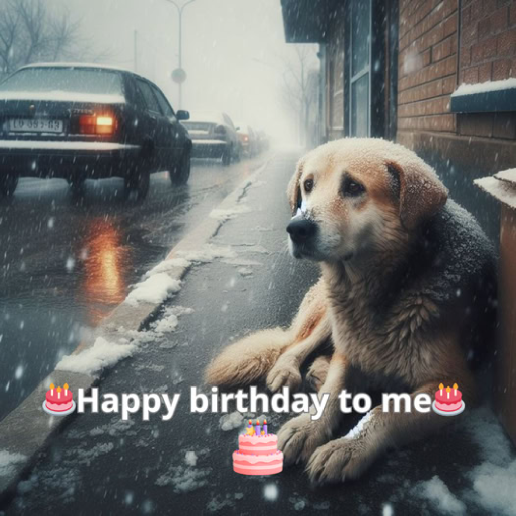 The stillness today feels endless, echoing my uncertainties back at me 😔🎂 -pvth